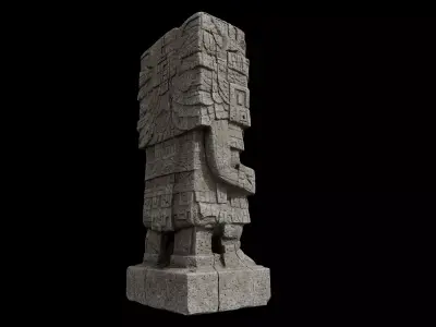 Aztec Tlaloc 3D model