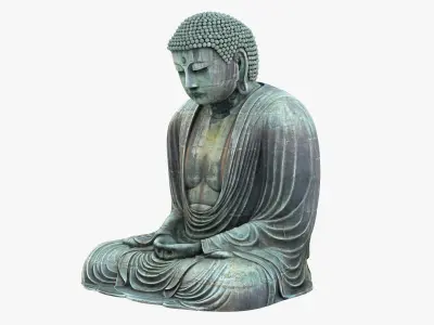  Great Buddha Statue 3D Model 