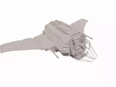 Spaceship-spacecraft-44 3D model