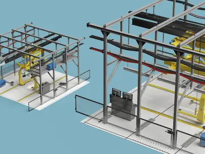  Automatic Vehicle Body Conveyor 