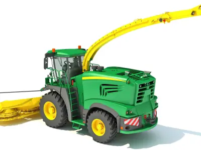 Combine Harvester 2020 3D model purchase