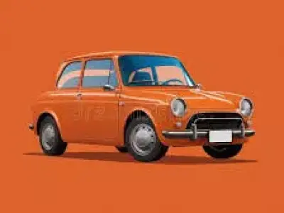Orange Car  3D print model