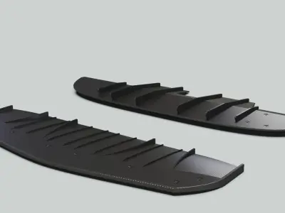 Spoiler bodykit auto motor tuning 3D model