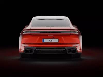 Porsche Panamera Turbo E-Hybrid 3D model