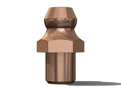 Graxeira M6 Grease Fitting 3D model