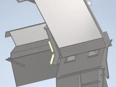 Body of the impact crusher 1300 - Sketch 3D model