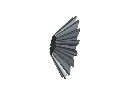 Bevel Gear Low-poly 3D model
