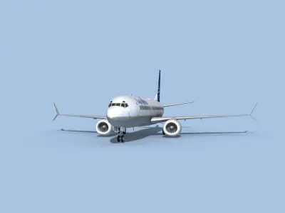 Boeing 737-800 Max COPA Airlines 3D model