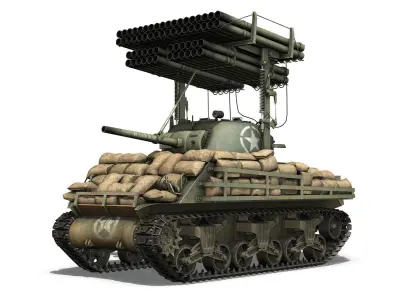 M4A3 Calliope Annabell 3D model