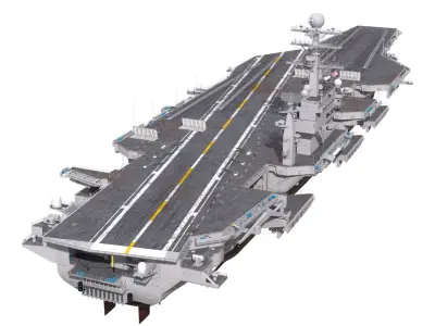 USS Harry S Truman CVN-75 3D model