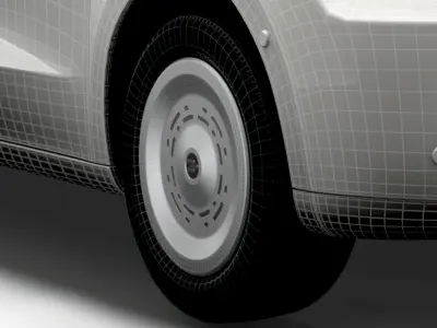 Generic EV Small Van 2023 wheel 3D model