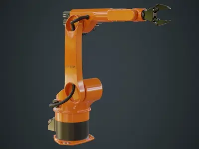 Industrial Robot 3A Low-poly 3D model