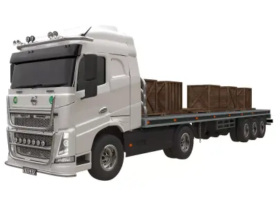volvo fh 16 truck 4 3D model