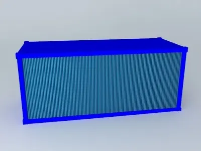 Cargo container Free 3D model purchase