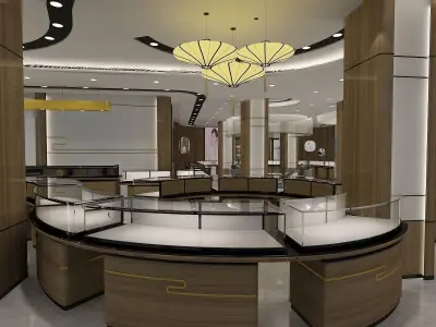 Jewelry Store 1 3D model purchase