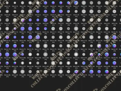 270 Nuts Bolts and Screws ALPHA PACK Low-poly 3D model