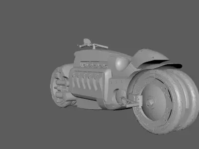 DodgeTomahawk spacecraft 3D model