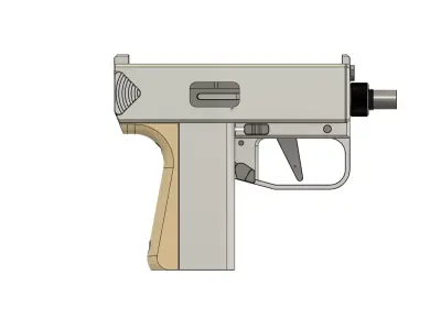 LITTLE MACHINE GUN 3D model