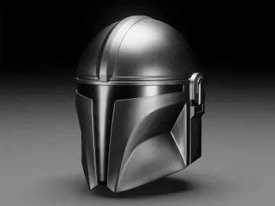 The Mandalorian Helmet 3D model purchase