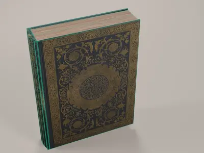 Old Book Pack Low-poly 3D model