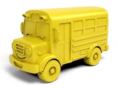 School bus toy 3D print model