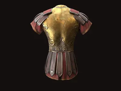 Roman Armor Low-poly 3D model purchase