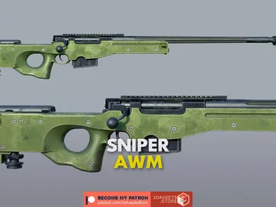 Weapon - Gun - Sniper Rifle Pack Bundle