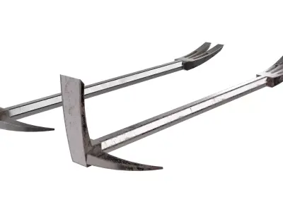 Crowbar  Low-poly 3D model