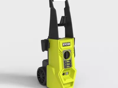 HIGH PRESSURE WASHER Low-poly 3D model purchase