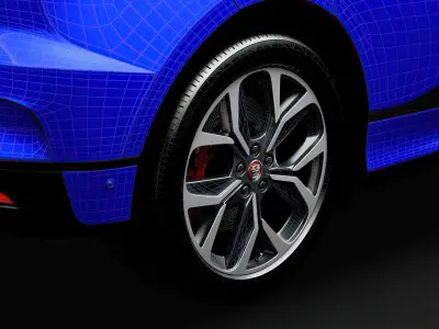 Jaguar I Pace EV400 ADW HSE 2019 wheel 3D model