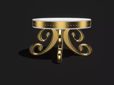 Lux cake table 3D model