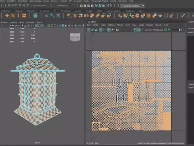 lantern Low-poly 3D model