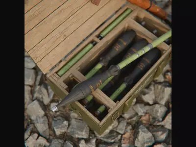 RPG rocket launcher KIT 3D model