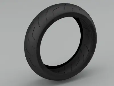 Bridgestone Battlax s20 Low-poly 3D model