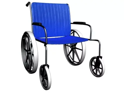 Wheelchair Low-poly 3D model