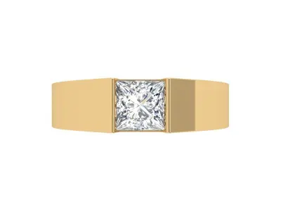 Princess Ring 3D print model 9