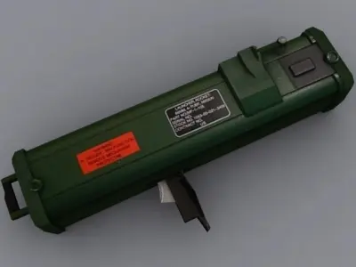M202A1 FLASH Low-poly 3D model