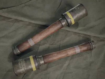 Germany Grenade Low-poly 3D model