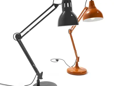 Set table lamp 2 3D model