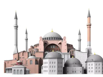 Hagia Sophia 3D model from CGTrader