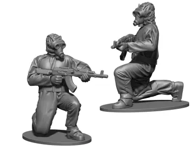 Hazmat suit  8 3D print model