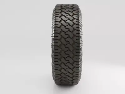 Wheel dirt Free 3D model