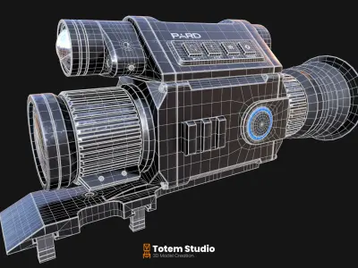 PARD NV008 Digital Scope Low-poly 3D model
