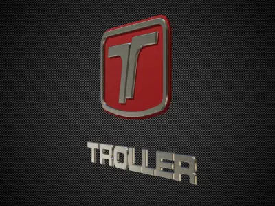 troller logo 3D model