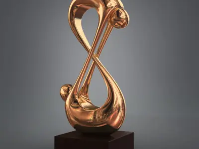 Abstract  Figurine  3D print model
