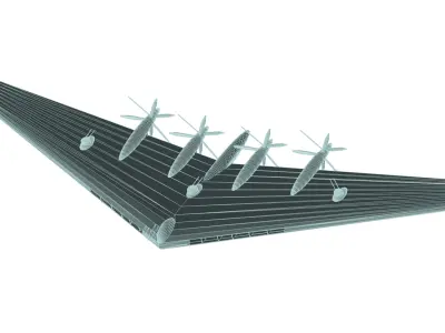 Northrop YB-35 3D model