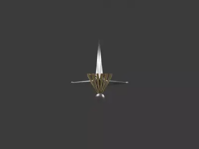 Estok Sword 3D Model Low-poly 3D model