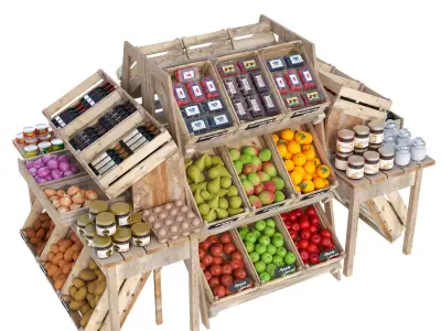 Market Place 8 3D model