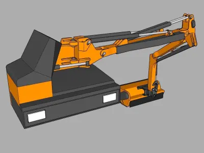 Epareuse Ferri TKD 560 - Ferri TKD 560 mower  3D model