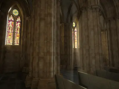 Cathedral Interior 3D model